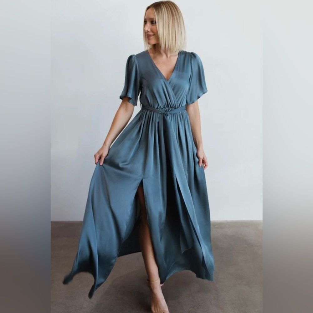 Baltic Born Sicily Satin dress Small